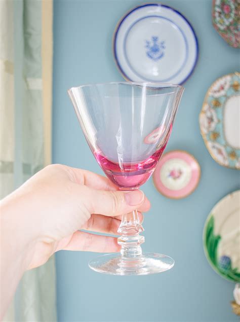 pink-crystal-martini-glasses-2 - Pender & Peony - A Southern Blog