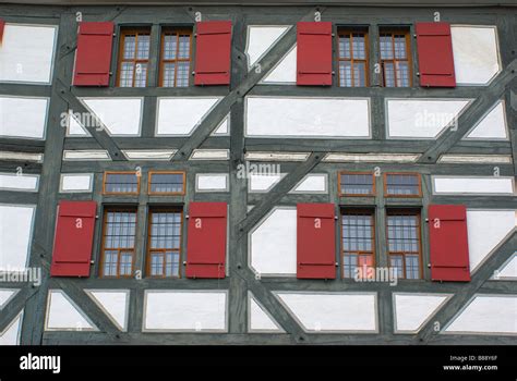 Half timbered house in germany Stock Photo - Alamy