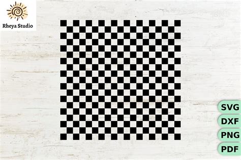 Checkered Pattern Svg Checker Bord Svg Digital Download - Etsy