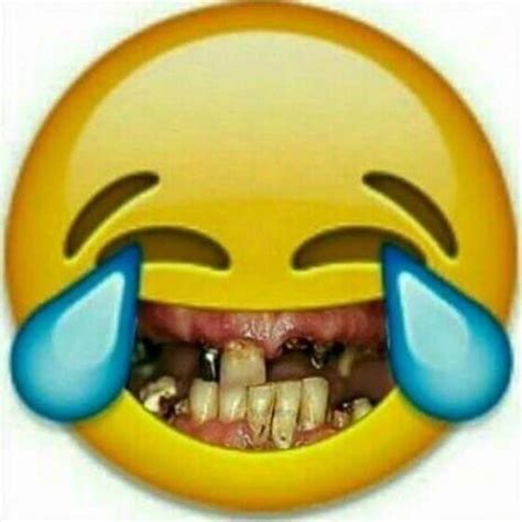 Thanks, I hate laughing emoji with realistic teeth : r/TIHI