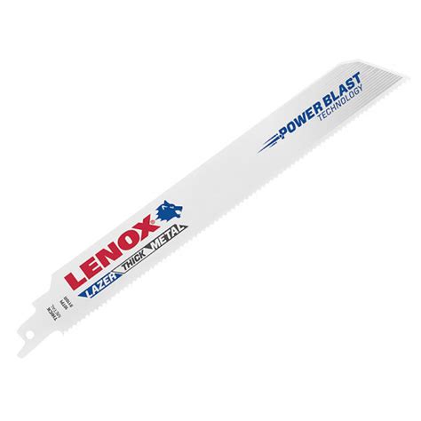 LENOX 201769-110R Steel Cutting Reciprocating Saw Blades 229mm 10 TPI ...