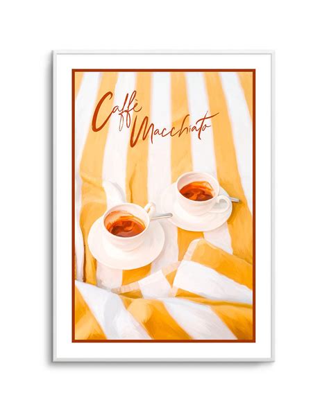 Caffe Macchiato Painted Still Life Coffee Art Print - from $9.95 ...