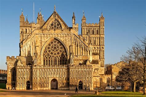 Cathedral front, Exeter, Devon by Chris Spracklen | Exeter cathedral, Cathedral, Architecture ...