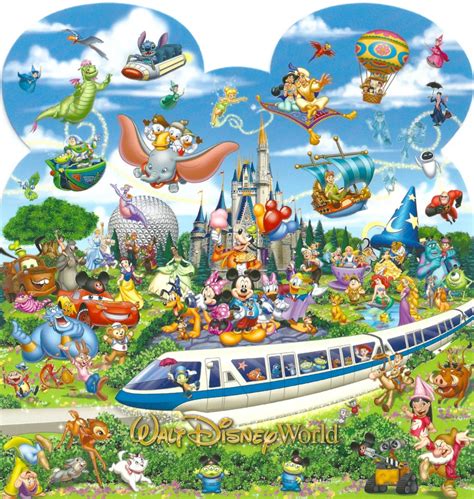 My Favorite Disney Postcards: Walt Disney World with Characters