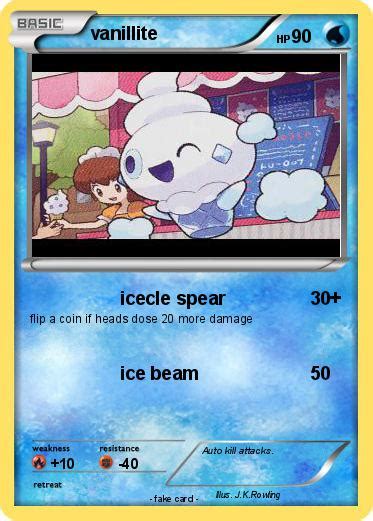 Pokémon vanillite 40 40 - icecle spear - My Pokemon Card