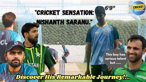 Cricket's Hidden Gem: Nishanth Saranu's Unbelievable Talent...|Nishant Saranu Cricketer - YouTube