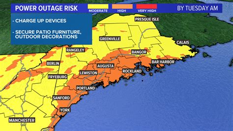 Power outages possible Monday night in Maine and New Hampshire ...