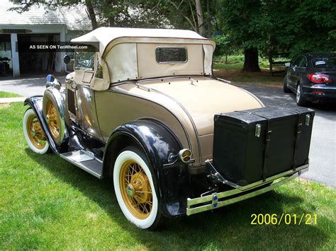 1930 Model A Deluxe Ford Convertible