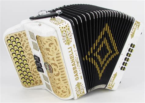 Gabbanelli M103 Artic White - Gabbanelli Accordions