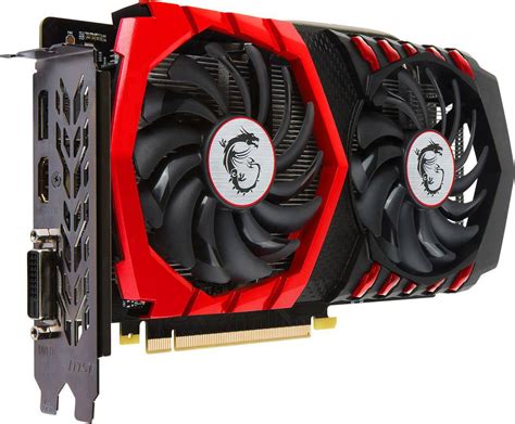 Carte graphique MSI Gaming Nvidia GeForce GTX1050 Gaming X 2 GB RAM ...