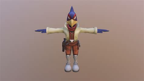 Super Smash Bros Brawl Project M - Melee Falco - 3D model by ...