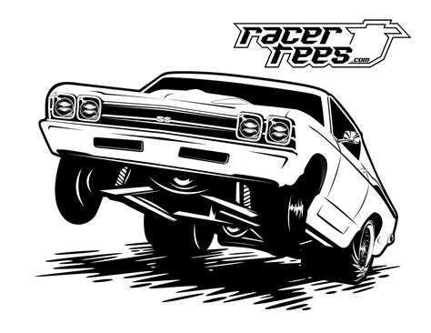 FREE Drag Racing Coloring Book Pages - Racer Tees