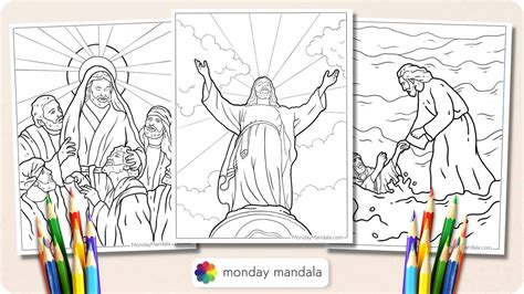 Jesus Bible Coloring Pages For Kids