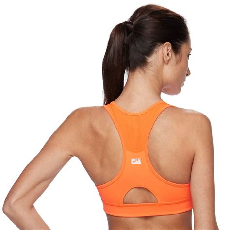 FILA SPORT® Performance Running Medium-Impact Sports Bra (With images ...