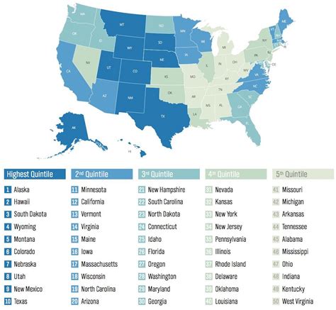 The 10 happiest states in America | States in america, America, Wyoming