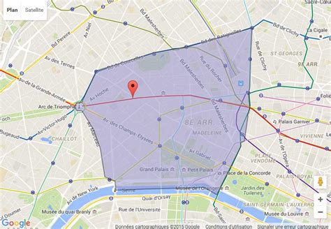 PLAN PARIS 8e ARRONDISSEMENT - Plan metro Paris | plan de Paris