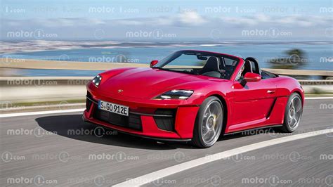 2025 Porsche Boxster EV Comes Into View Via Rendering