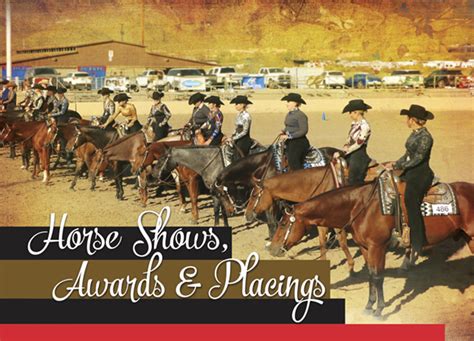 Horse Show Awards Placings – A Delicate Balance Of Recognition | Equine ...