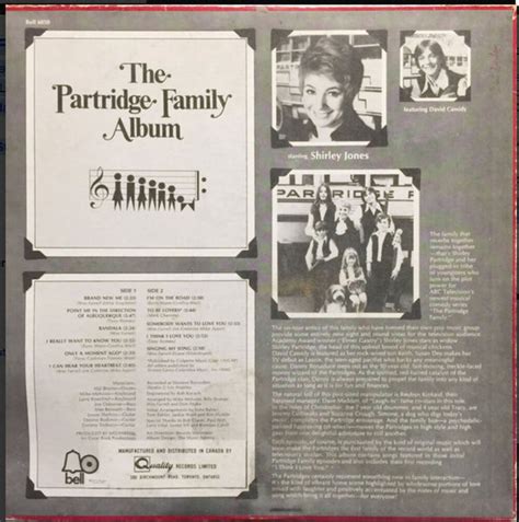 The Partridge Family ‎– The Partridge Family Album - 1970 – Vinyl ...