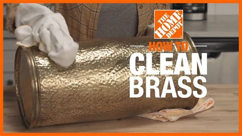 How to Clean Brass | Cleaning Tips | The Home Depot - YouTube