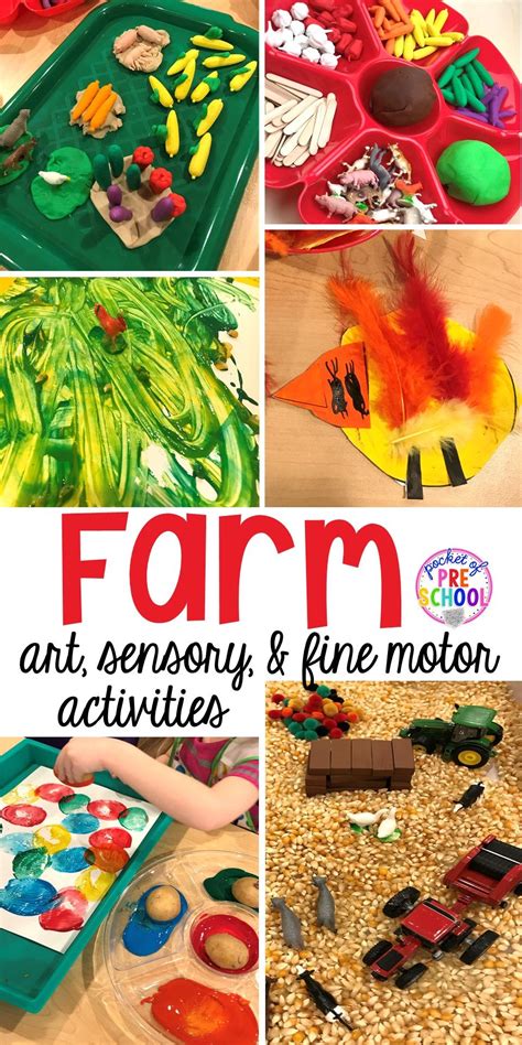 Marvelous Farm Activities For Preschoolers Free File Folder Games