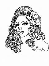30 Drag Queen Coloring Pages Free Printable  Vrogueco sketch template