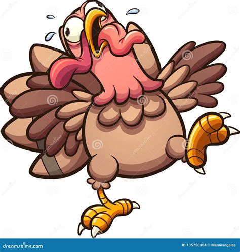 Cartoon Turkey Running | CartoonDealer.com #45710417