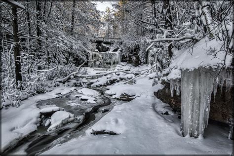 Elakala Falls Ice Photograph by Erika Fawcett - Fine Art America