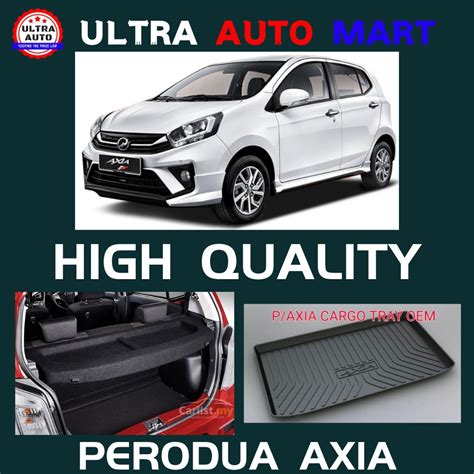 PERODUA AXIA REAR CARGO BOOT TRAY CAR ACCESSORIES HIGH QUANLITY ...