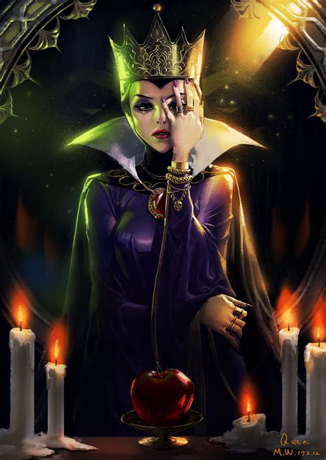 Evil Queen by Minwoo Kim Disney Artwork, Disney Fan Art, Disney ...
