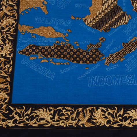 Batik Map of Indonesia & Tablecloth – From Bali to Us