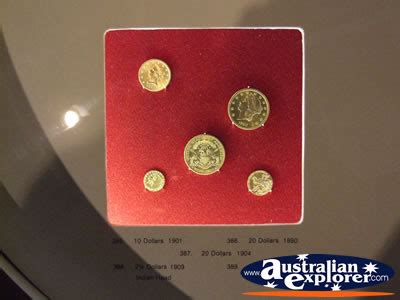 BALLARAT GOLD MUSEUM COIN DISPLAY PHOTOGRAPH, BALLARAT GOLD MUSEUM COIN DISPLAY PHOTO, PICTURES ...