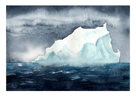 Iceberg 10 - Etsy Canada | Abstract painting, Art, Original watercolors