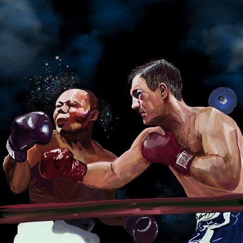 Digital Painting: The Fine Art of Boxing | Behance