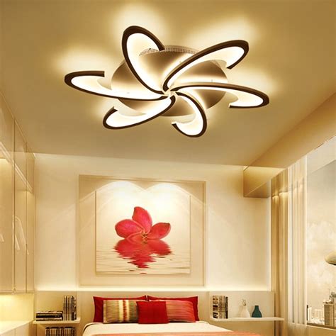 Modern 3/6 Heads LED Ceiling Light Fixture Acrylic LED Ceiling Light ...