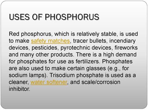 Phosphorus - online presentation