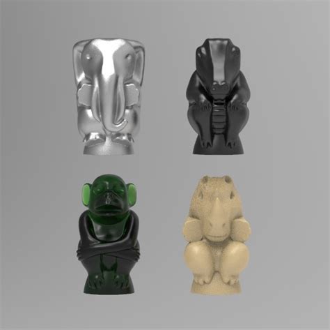 STL file Jumanji Game Pieces・Design to download and 3D print・Cults