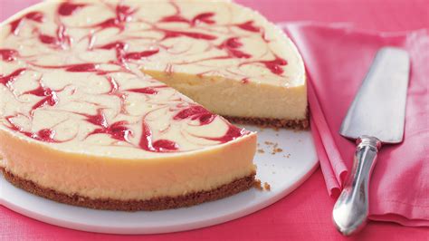 Raspberry-Swirl Cheesecake