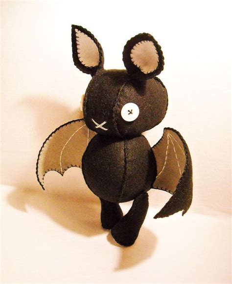 Felt black bat stuffed toy by SouthernGothica on Etsy, $30.00 | Felt ...