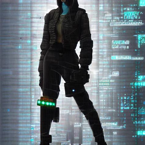 cyberpunk hacker character concept art | Stable Diffusion