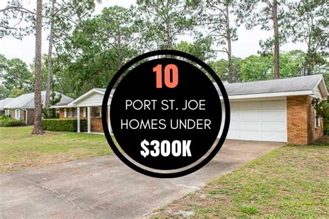 10 Port St. Joe Area Vacation Homes under $300k