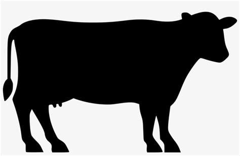 Dairy Cow Svg Png Icon Free Download - Cow Silhouette Png PNG Image | Transparent PNG Free ...