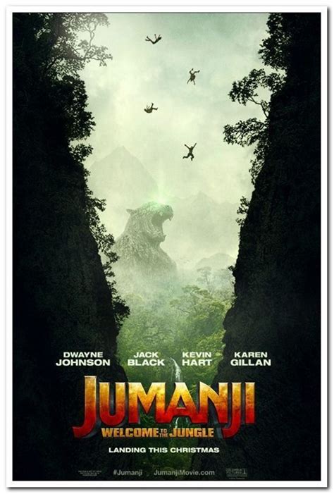 JUMANJI 2 - 2017 - original 27X40 Advance Style Movie Poster - DWAYNE JOHNSON Movies 2017, Hd ...