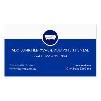 Junk Removal Business Cards and Business Card Templates | Zazzle Canada