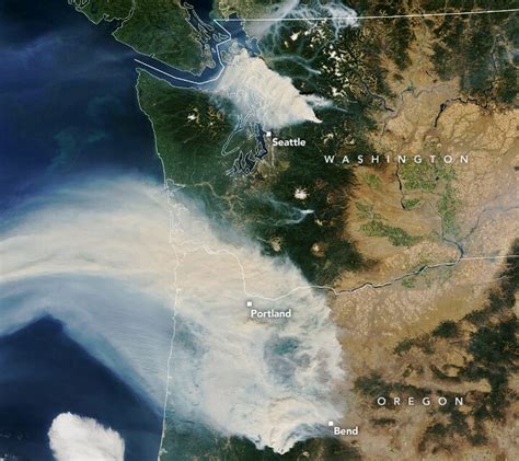 Heavy smoke lingers over Washington state - Earth.com