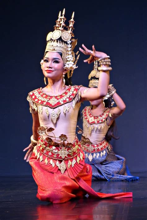 Local style: Cambodian Apsara dance costume