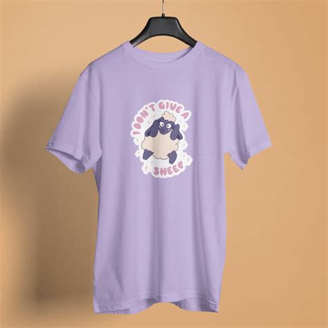 Don't Give A Sheep Combed Cotton Women Yoga T-shirt