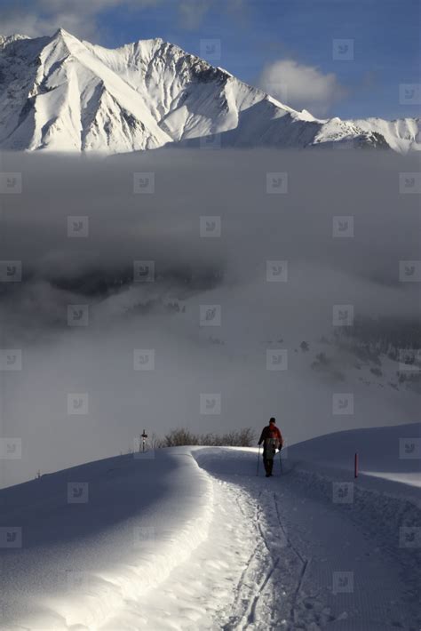 Snowy Mountain Trails 30 stock photo (89207) - YouWorkForThem