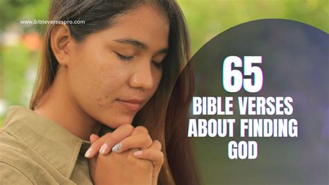 65 Important Bible Verses About Finding God