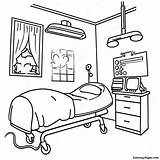 Cute Hospital Room Coloring Page  Pagescom sketch template